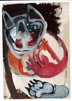 Acrylique sur papier Encadrée Formats 30 x 40